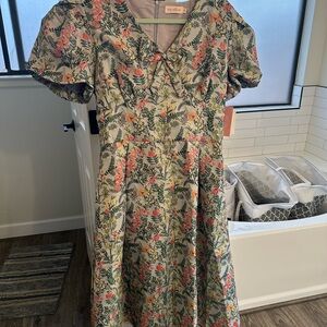 Floral Print Dress- Ivy City Co